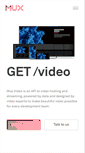 Mobile Screenshot of mux.com